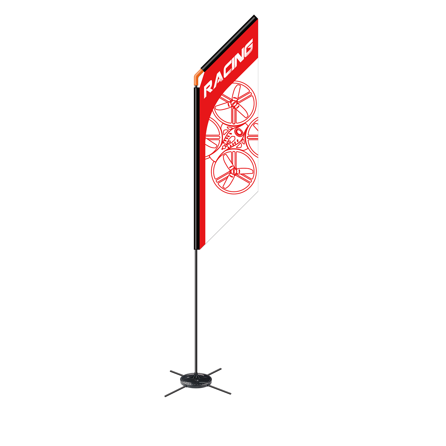 Drone Racing Flag - 560mm FPV Racer Flag Drone Quad