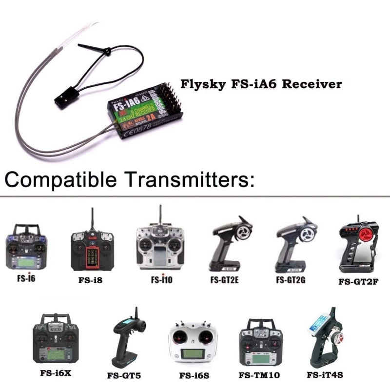 Flysky FS-IA6 Receiver 6CH Dua - Drone Racing Antenna recension och pris